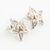 Chanel Star CC Logo Stud Earrings Costume Jewellery